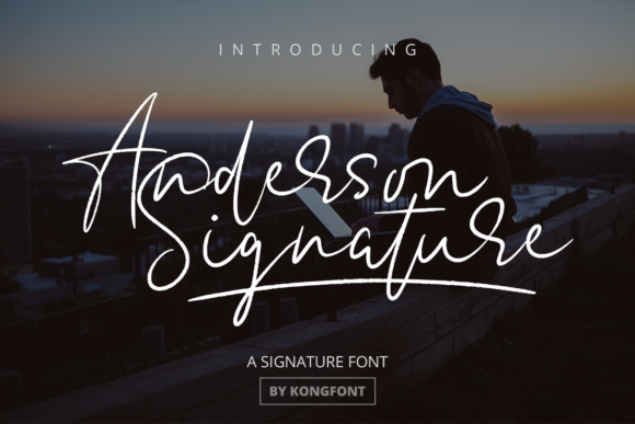 Anderson Signature Font for Web Design