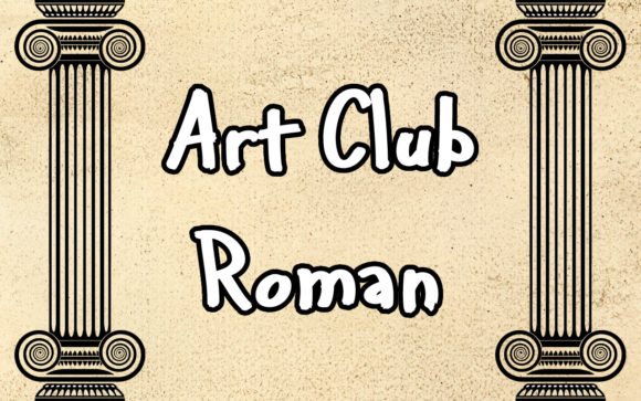 Art Club Roman: A Handwritten Font for Creative Design