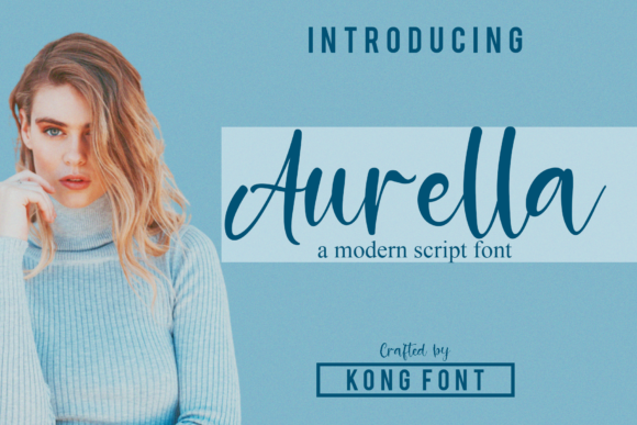 Aurella: A Bold, Stylish Display Font