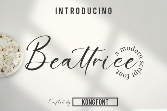 Beattrice: A Playful Script Font