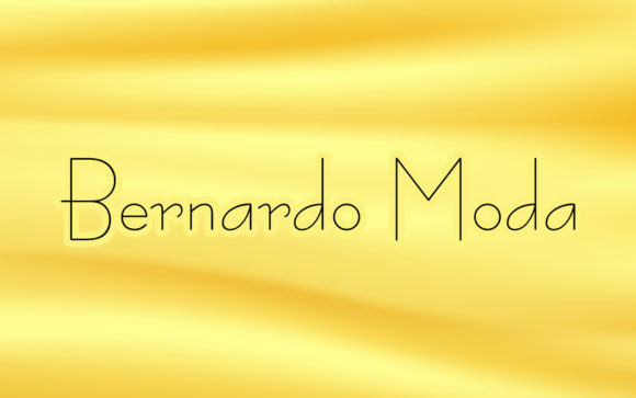 Bernardo Moda: A Font for Creative Campaigns