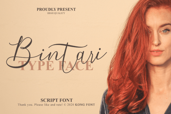 Bintari: A Playful Font for Creative Campaigns