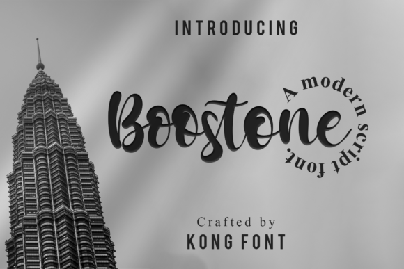 Boostone: A Playful Font for Business Branding
