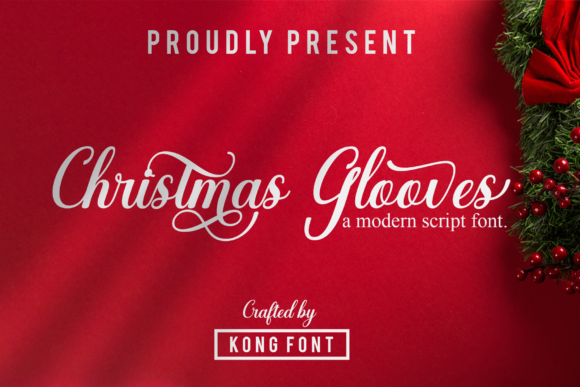Christmas Glooves Font for Business