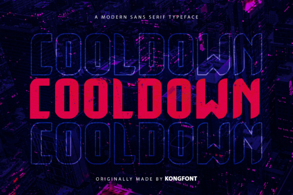 Cooldown: A Bold, Modern Font for Designers