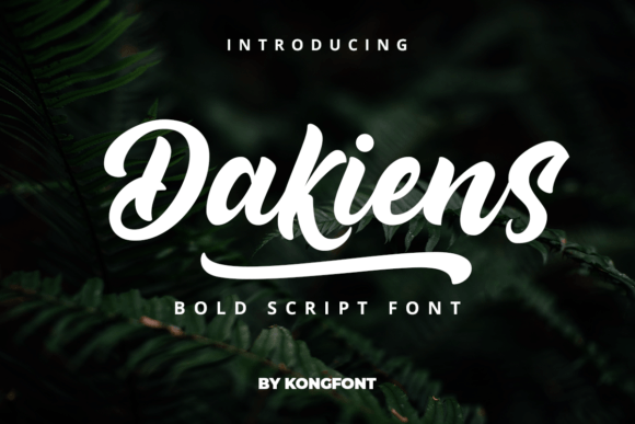 Dakiens: A Bold Handwritten Font
