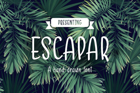 Escapar: A Creative Script Font