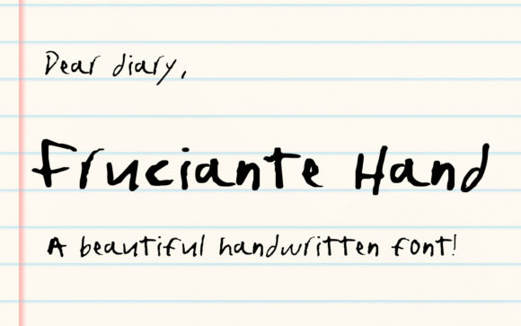 Fruciante Hand: A Stylish Script Font