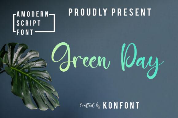 Green Day: A Bold Font for Digital Campaigns