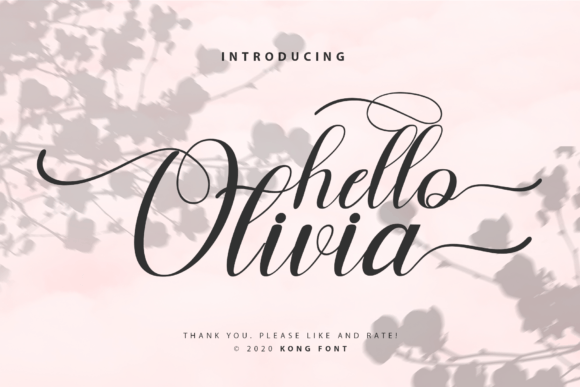 Hello Olivia: A Playful Typeface for Creative Projects