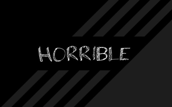 Horrible Font: Handwritten Style for Editorial Design