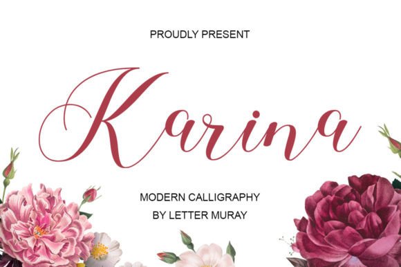Karina: A Handwritten Font for Creative Projects