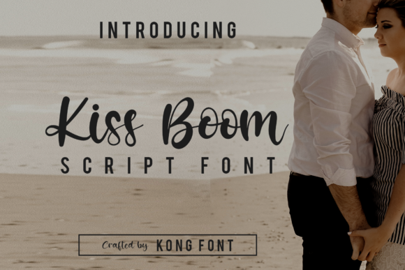 Kiss Boom: A Playful Font for Craft Creators