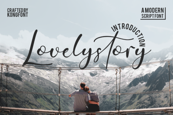 Lovelystory: A Playful Script Font