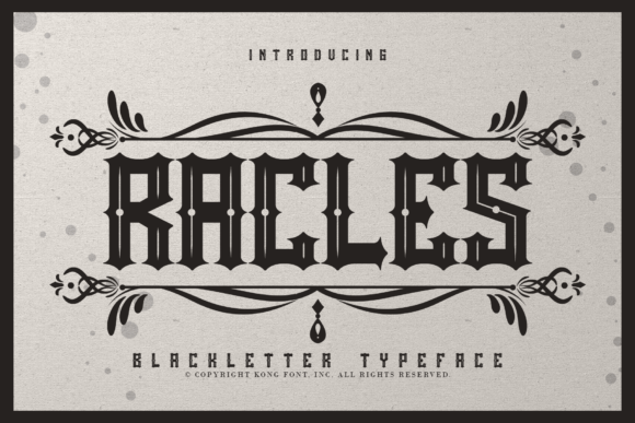 Rackles: A Font for Impactful Campaigns