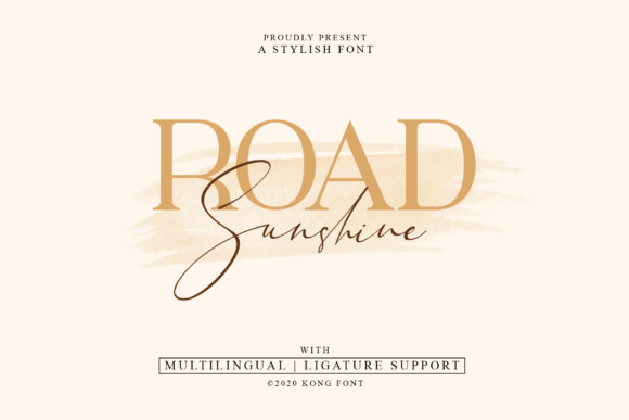 Road Sunshine Font: A Creative Tool for Marketers