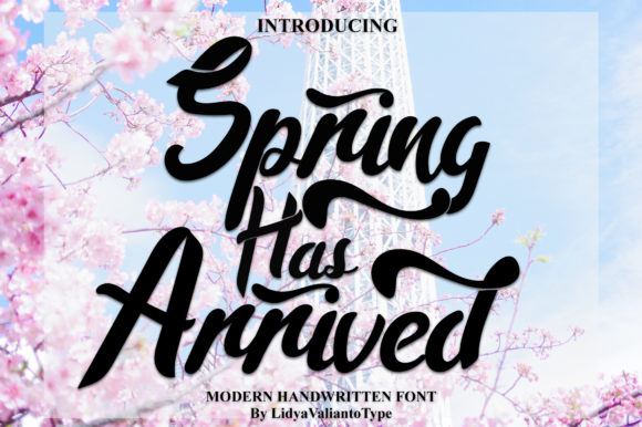 Spring Has Arrived Font