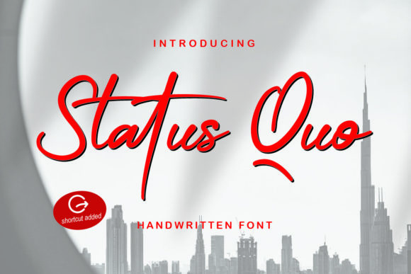 Status Quo Font: Elegant Handwritten Style