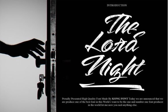 The Lord Night Font